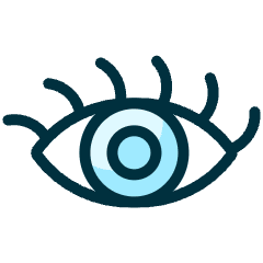 Make Up Eye Icon from Ultimate Duotone Set