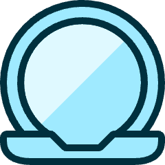 Make Up Mirror 1 Icon from Ultimate Duotone Set