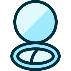 Make Up Mirror Icon from Ultimate Duotone Set