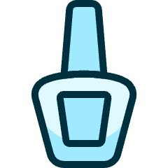 Make Up Nail Polisher Icon from Ultimate Duotone Set