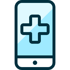 Medical App Smartphone Icon from Ultimate Duotone Set