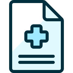 Medical File Icon from Ultimate Duotone Set