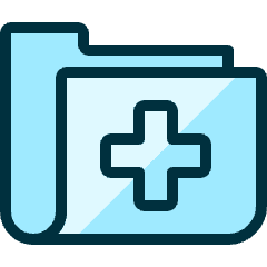 Medical Folder Icon from Ultimate Duotone Set