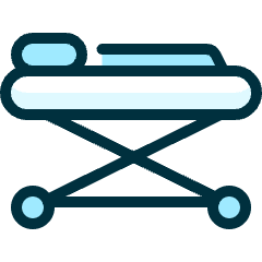 Medical Instrument Ambulance Bed 1 Icon from Ultimate Duotone Set
