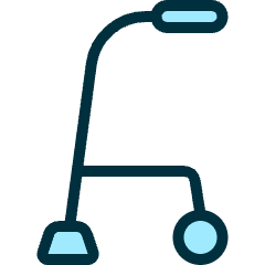 Medical Instrument Walking Aid Icon from Ultimate Duotone Set