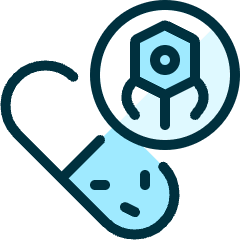 Medical Nanobot Pill Icon from Ultimate Duotone Set