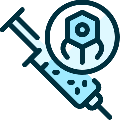 Medical Nanobot Syringe Icon from Ultimate Duotone Set