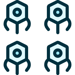 Medical Nanobots Icon from Ultimate Duotone Set