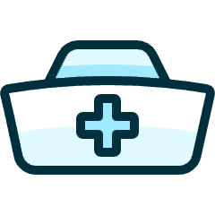 Medical Personnel Hat Icon from Ultimate Duotone Set