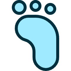 Medical Specialty Feet Icon from Ultimate Duotone Set