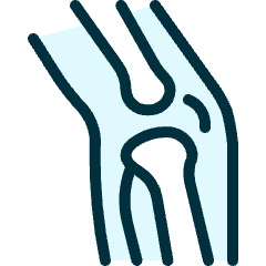 Medical Specialty Knee Icon from Ultimate Duotone Set