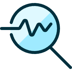 Monitor Heart Beat Search Icon from Ultimate Duotone Set