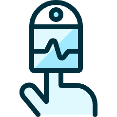 Monitor Heart Beat Touch Icon from Ultimate Duotone Set