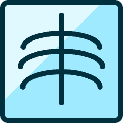 Radiology Scan Icon from Ultimate Duotone Set