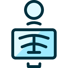 Radiology Scanning Icon from Ultimate Duotone Set