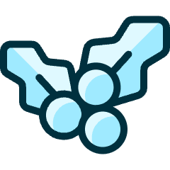 Christmas Mistletoe Icon from Ultimate Duotone Set