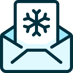 Christmas Postcard Envelope Icon from Ultimate Duotone Set