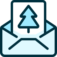Christmas Postcard Icon from Ultimate Duotone Set