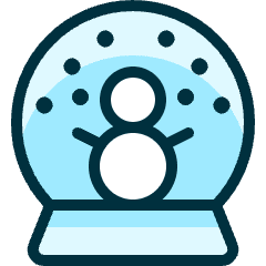Christmas Snow Globe Icon from Ultimate Duotone Set