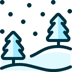 Christmas Snow Icon from Ultimate Duotone Set