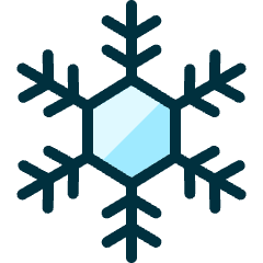 Christmas Snowflake Icon from Ultimate Duotone Set