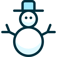 Christmas Snowman Icon from Ultimate Duotone Set