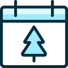 Halloween Calendar Tree Icon from Ultimate Duotone Set