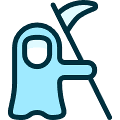 Halloween Grim Reaper Icon from Ultimate Duotone Set