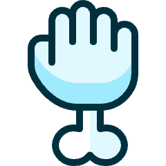 Halloween Hand Icon from Ultimate Duotone Set