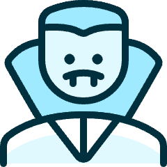 Halloween Vampire Icon from Ultimate Duotone Set