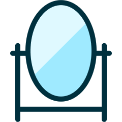 Bathroom Mirror Icon from Ultimate Duotone Set