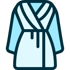 Bathroom Robe Female Icon from Ultimate Duotone Set