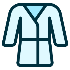 Bathroom Robe Icon from Ultimate Duotone Set