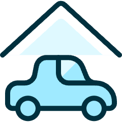 Car Garage Icon from Ultimate Duotone Set