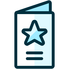 Rating Booklet Icon from Ultimate Duotone Set