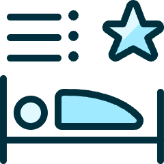 Rating Hotel Icon from Ultimate Duotone Set