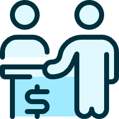 Reception Pay Icon from Ultimate Duotone Set