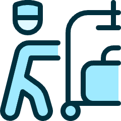 Room Service Cart Icon from Ultimate Duotone Set