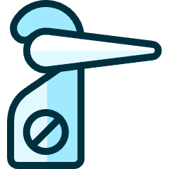 Room Service Do Not Disturb Icon from Ultimate Duotone Set