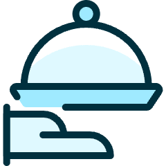 Room Service Give Plate 2 Icon from Ultimate Duotone Set