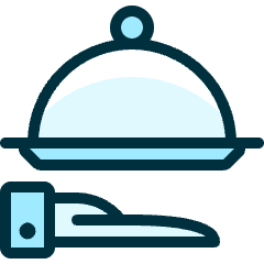 Room Service Give Plate Icon from Ultimate Duotone Set