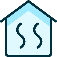 Sauna Heat Icon from Ultimate Duotone Set