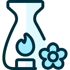 Spa Candle Flower Icon from Ultimate Duotone Set
