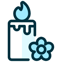 Spa Candle Icon from Ultimate Duotone Set