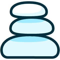 Spa Stone 1 Icon from Ultimate Duotone Set
