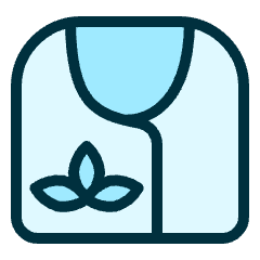 Spa Therapist Robe Icon from Ultimate Duotone Set