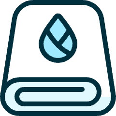 Spa Towel Icon from Ultimate Duotone Set