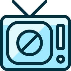 Tv Disable Icon from Ultimate Duotone Set