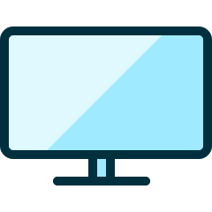 Tv Flat Screen Icon from Ultimate Duotone Set