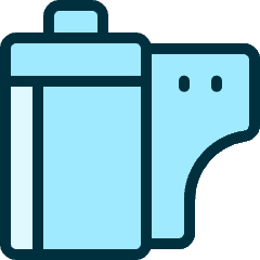 Photography Equipment Film Icon from Ultimate Duotone Set